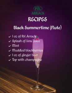 Black Summertime Pol Arrack Recipe