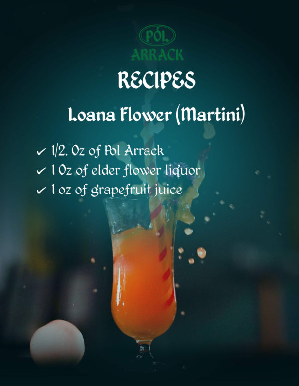 Ioana Flower Martini with Pol Arrack